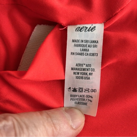 Aerie Floral Texture Padded Sports Bra - Picture 9 of 12